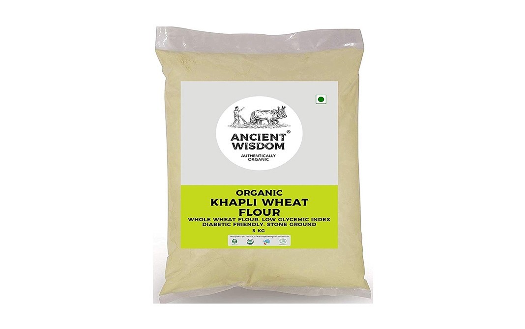Ancient Wisdom Organic Khapli Wheat Flour    Pack  5 kilogram